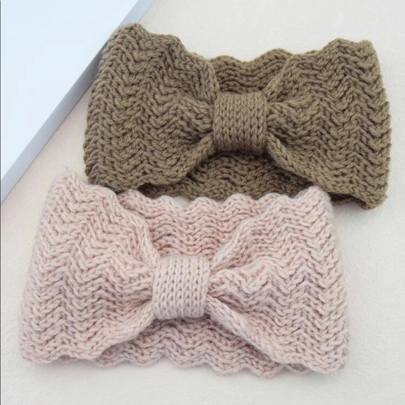 Accessories - 3 items for $25 item - 2pc Bow Knot Hair Bands NWT